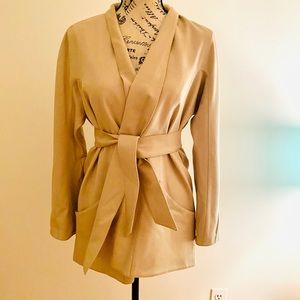 Thierry Mugler wool jacket beige size 2 (38 F)